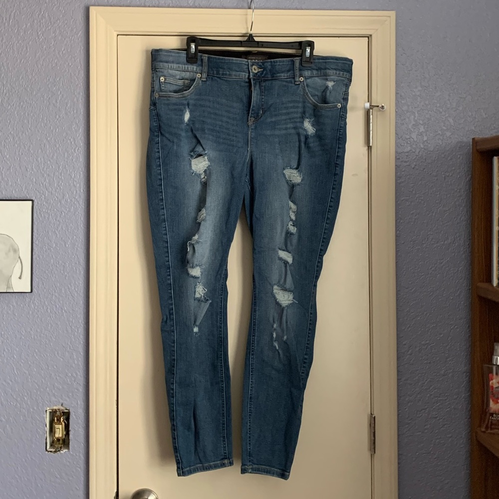 torrid ripped jeans